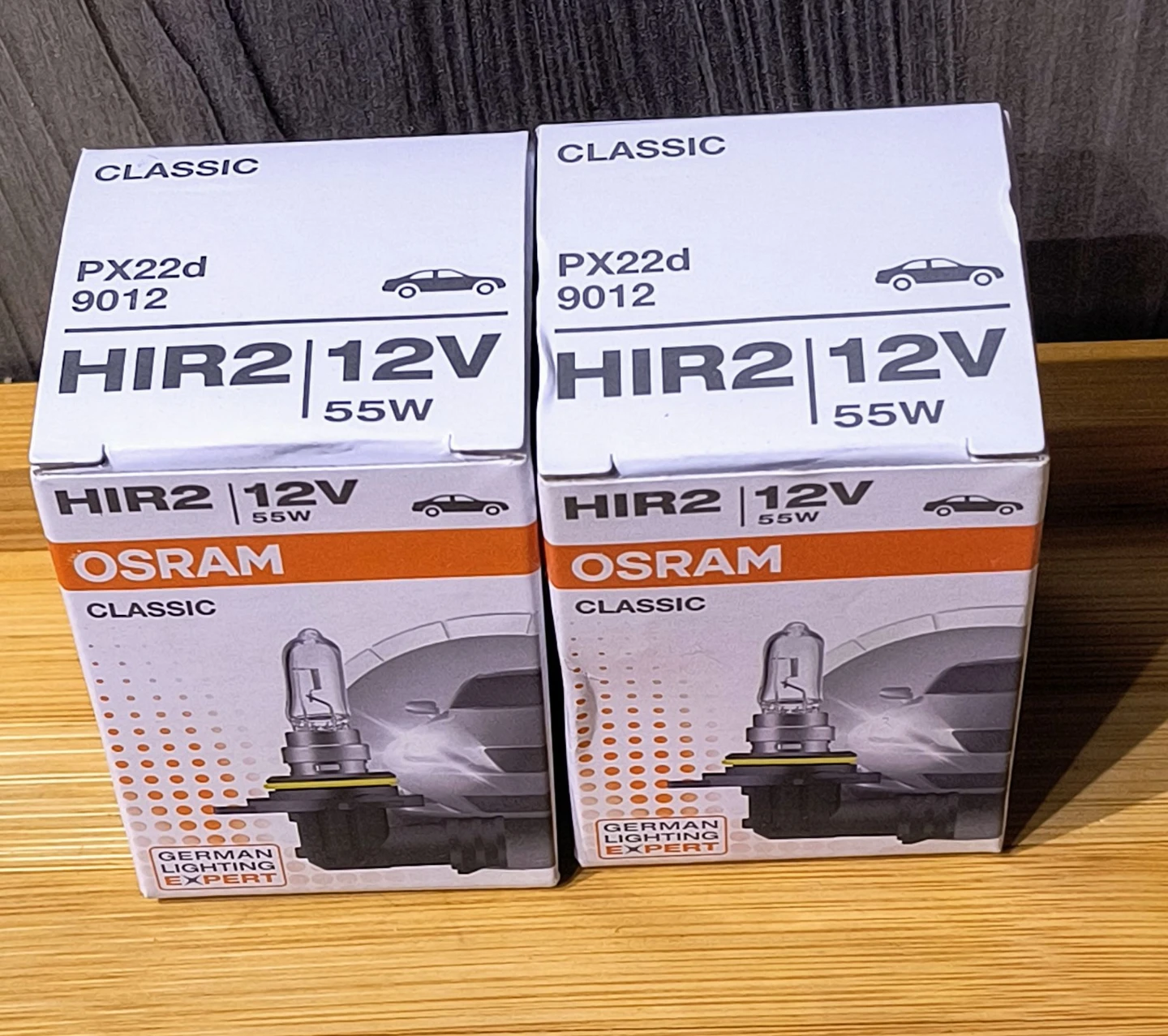 9012 12V 55W Halogen Headlight Bulbs - 2 Pack