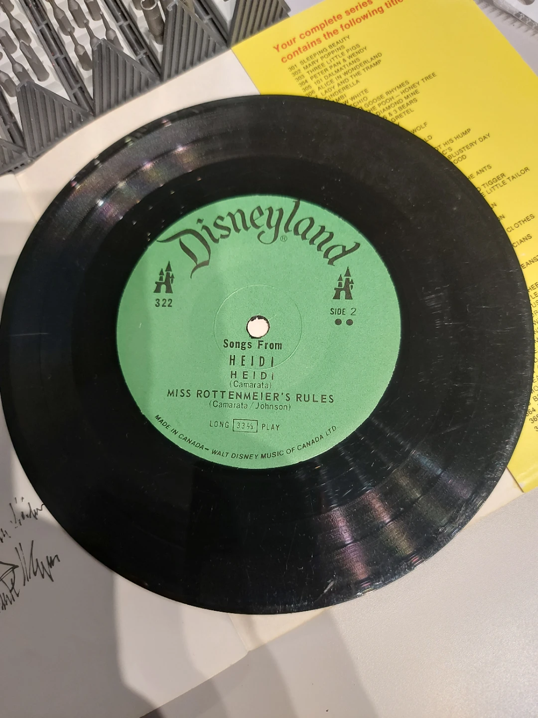 Disneyland Record and Book: The Story of Heidi - photo 3