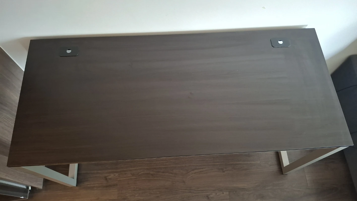 Modern Computer Desk with Cable Management - photo 2