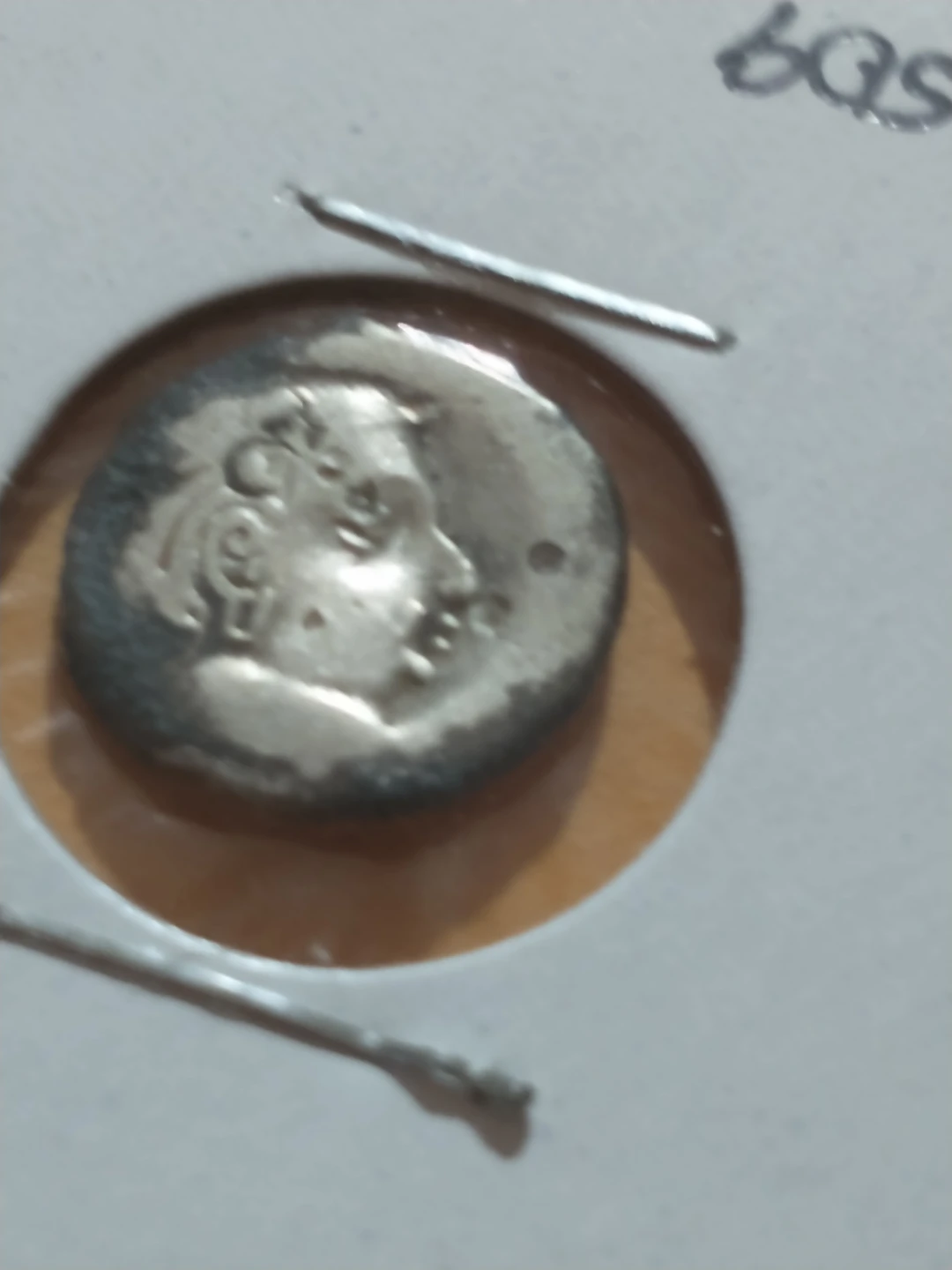 35-415 AD Kshatraps (Western Satraps) Ancient Silver Drachm #009 - photo 2