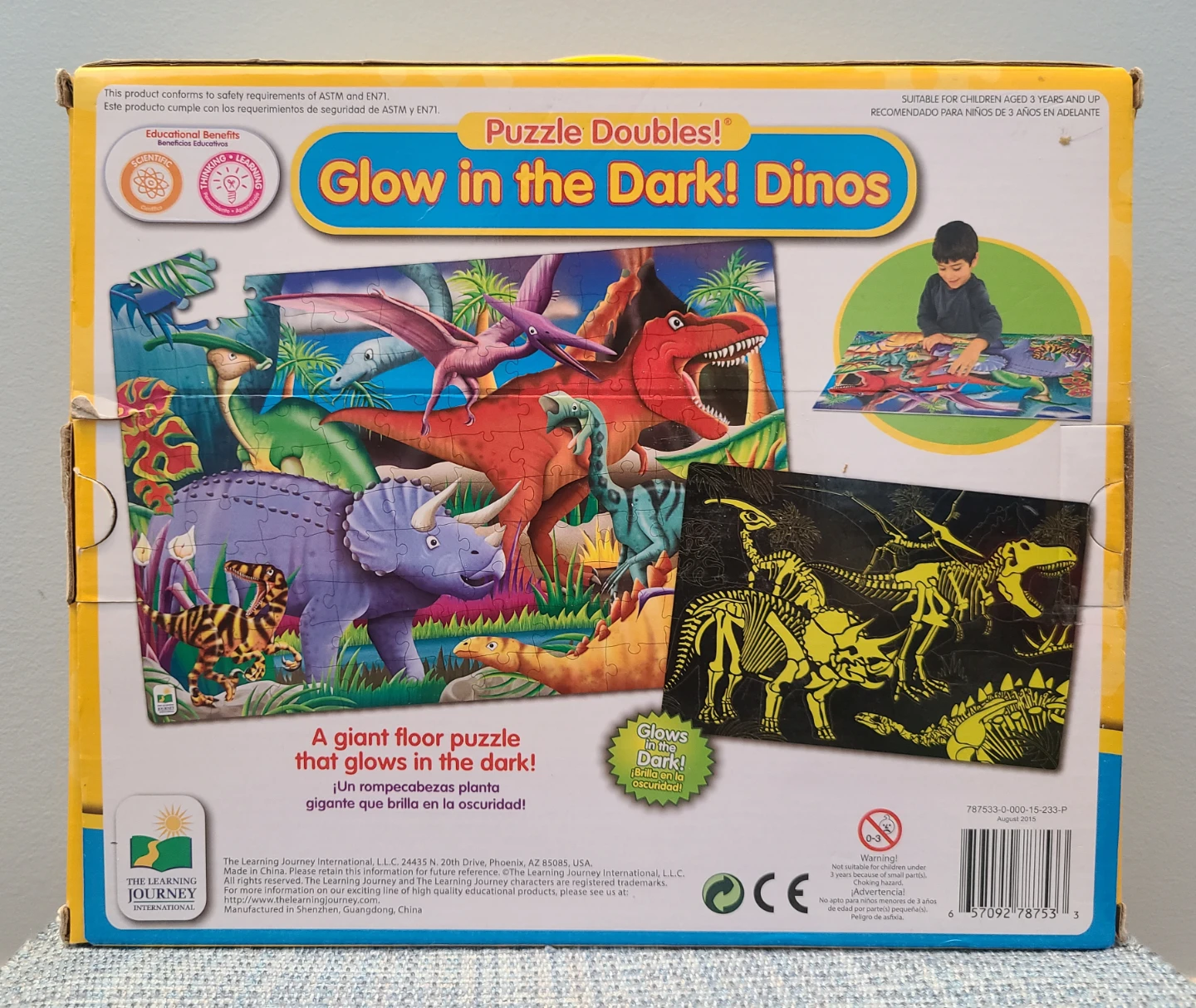 Glow in the Dark! Dinos Floor Puzzle - photo 2