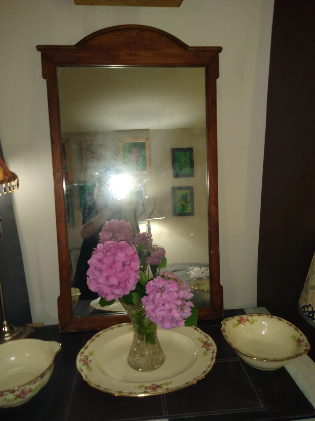 Victorian Walnut antique mirror - photo 2
