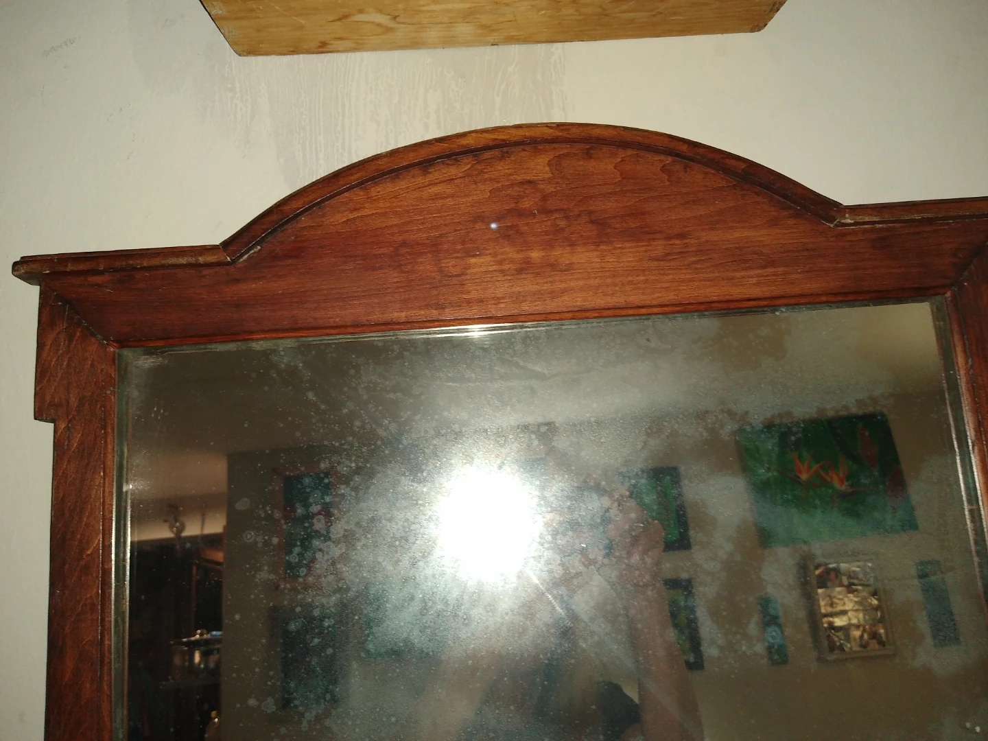 Victorian Walnut antique mirror - photo 3