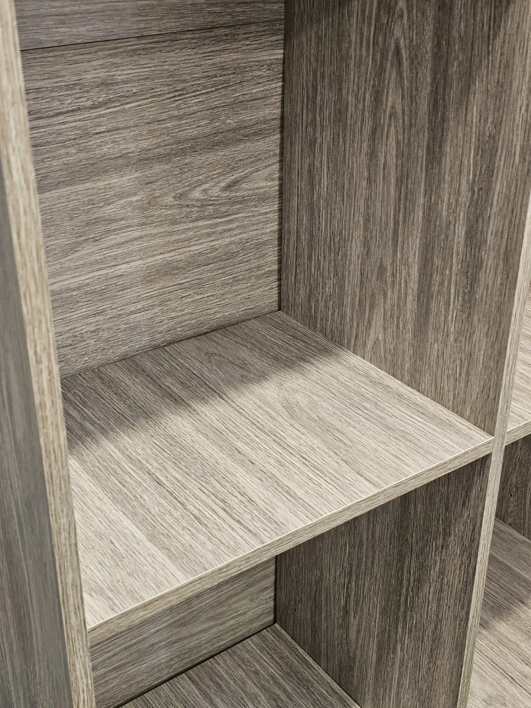 8-Cube Tall Bookcase - Gray Wood Finish - photo 4
