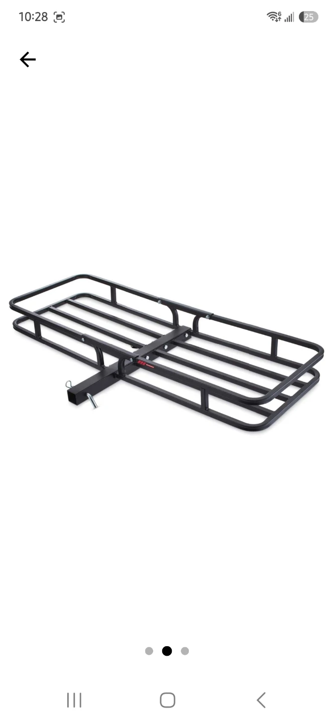 Motomaster Powder-Coated Steel Hitch Basket - photo 3