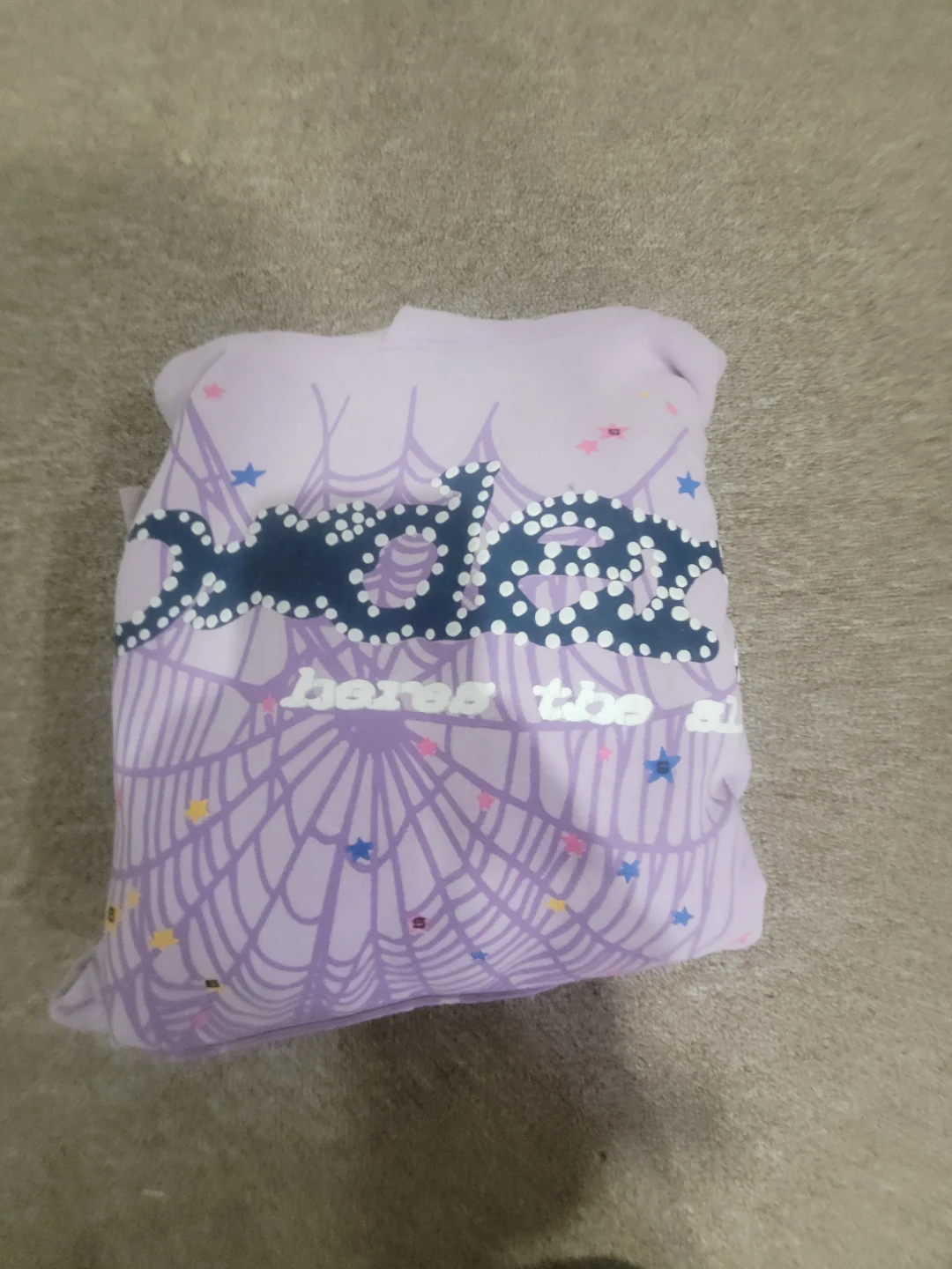 Purple spider hoody