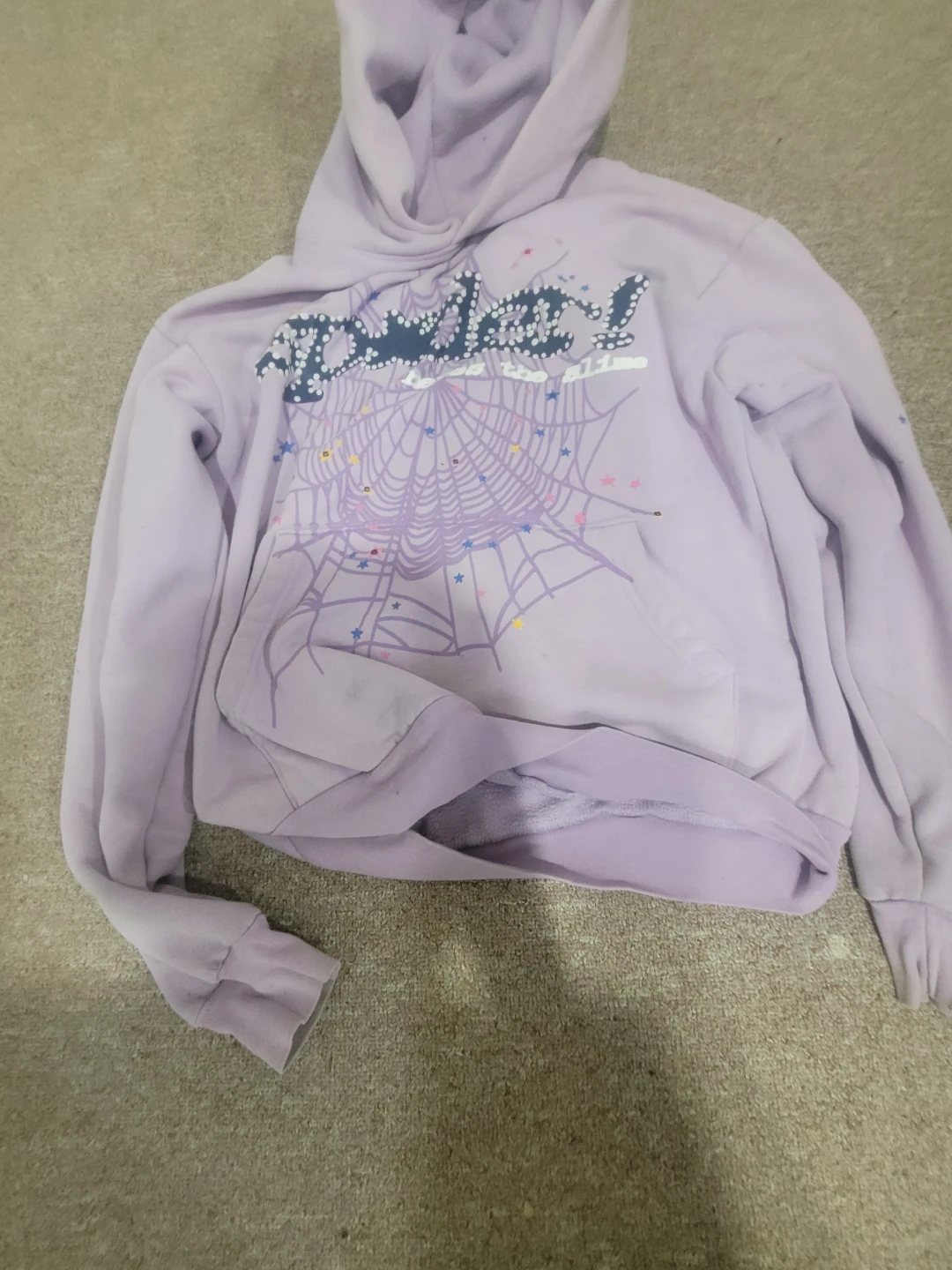 Purple spider hoody - photo 3