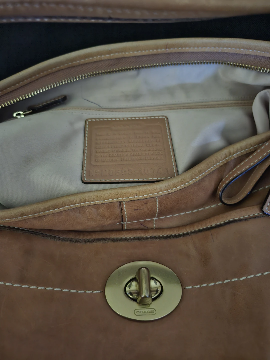 Coach Leather Hobo Bag Vintage - photo 3