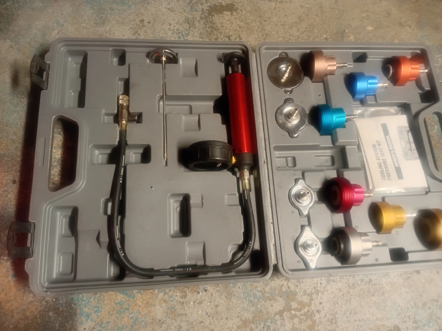 Cooling System Pressure Test Kit