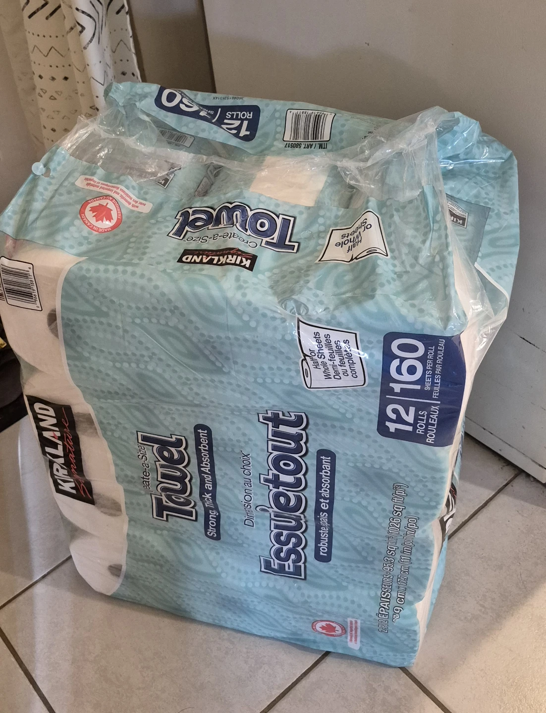 Kirkland Signature Create-a-Size Towels - 12 Rolls - photo 2
