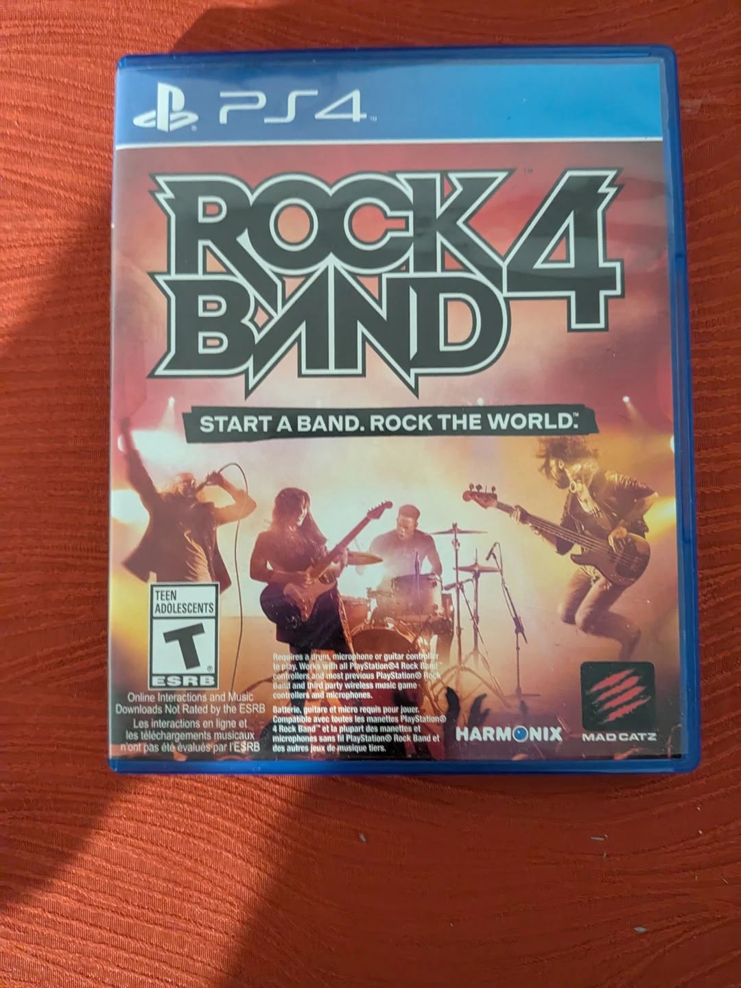 Rock Band 4 Wireless Guitar + Game Disc Bundle (PS4 / PS5)