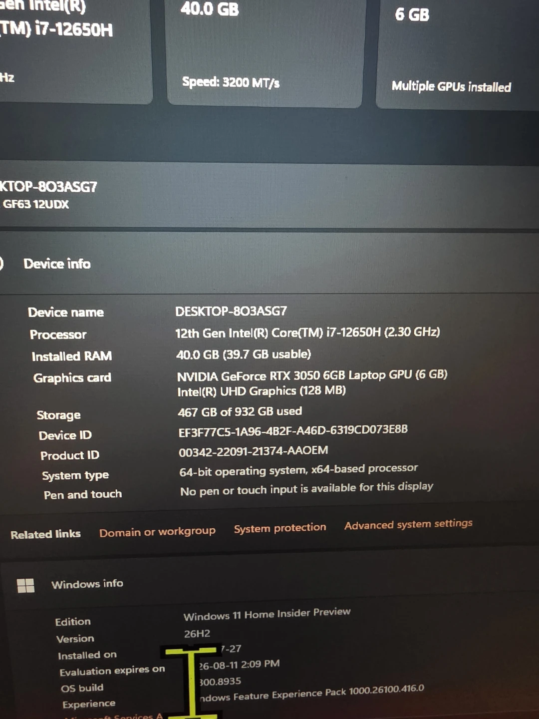 Msi laptop with Samsung  42ich and 32 inch monitor setup - photo 2
