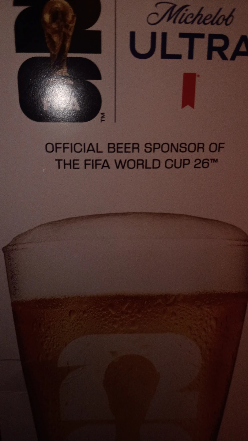 Michelob Ultra FIFA World Cup 26" Glass