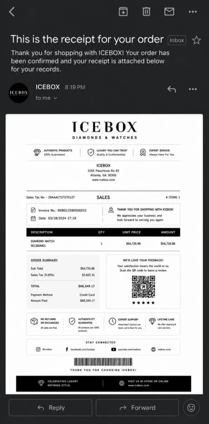 ICEBOX Diamond Watch - photo 4