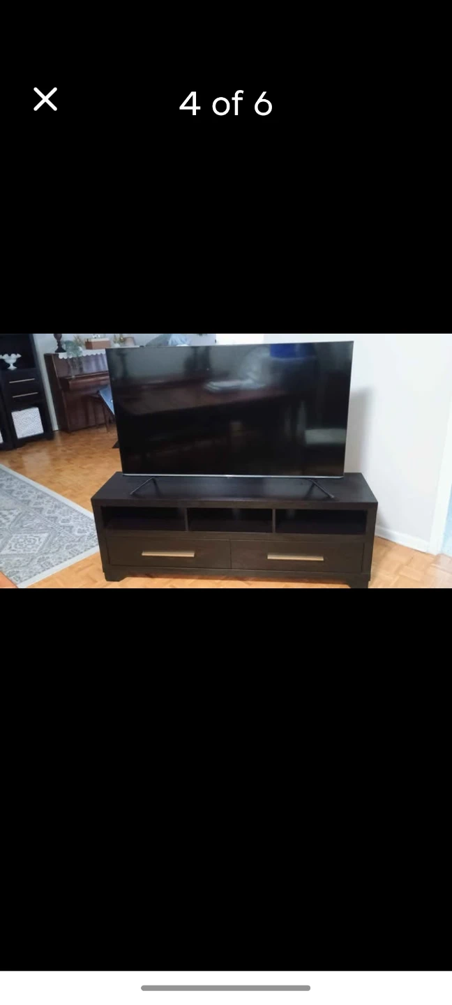 Dark Brown TV Stand - photo 4