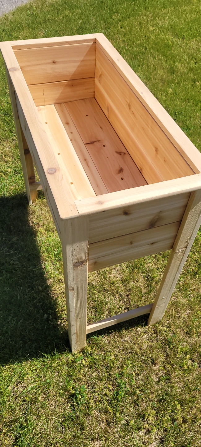 ​☀️ Mid-Summer Deal! Raised Cedar Garden Bed (No Bending!) - photo 4