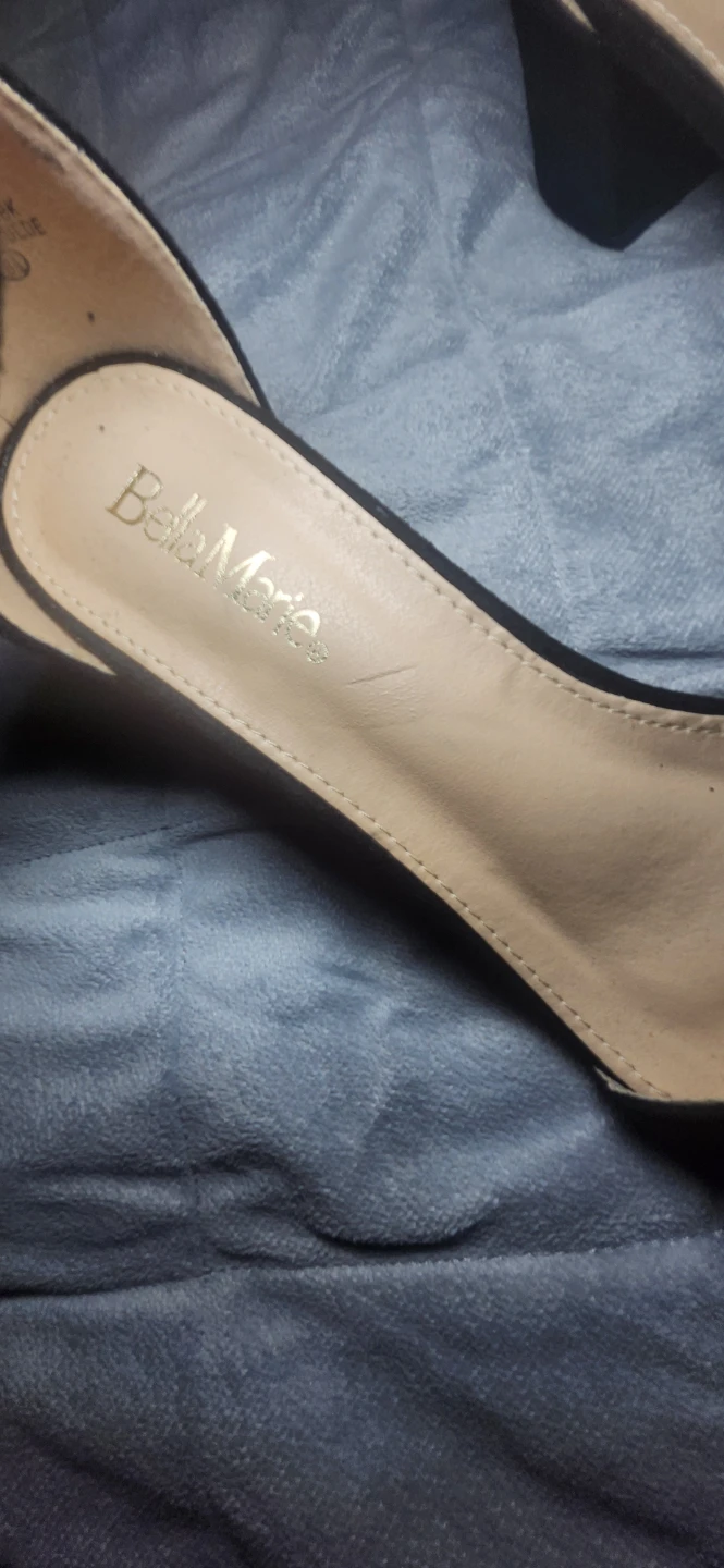 Bella Marie Black Suede Block Heels - photo 3
