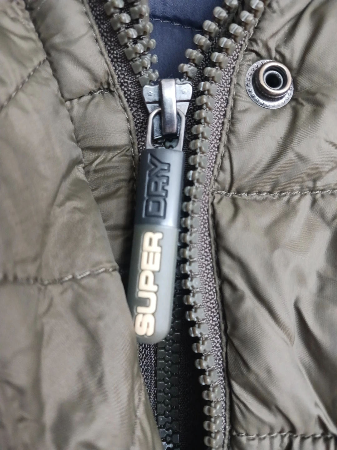 Superdry Olive Green Puffer Jacket - photo 2