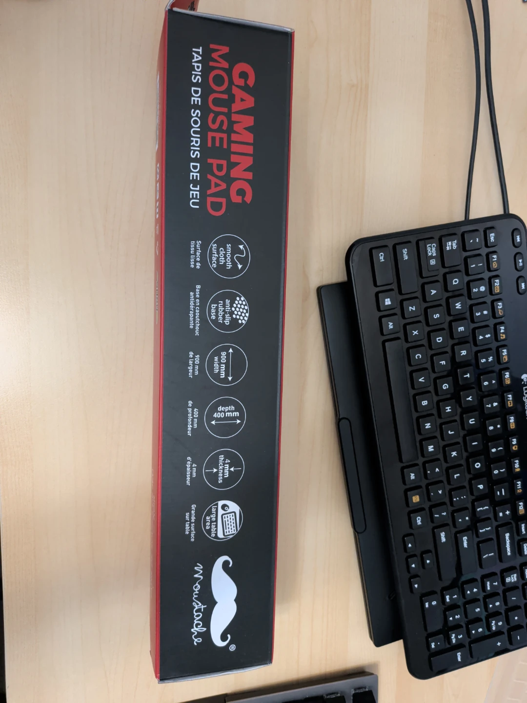 Moustache Gaming Mouse Pad LARGEST SIZE