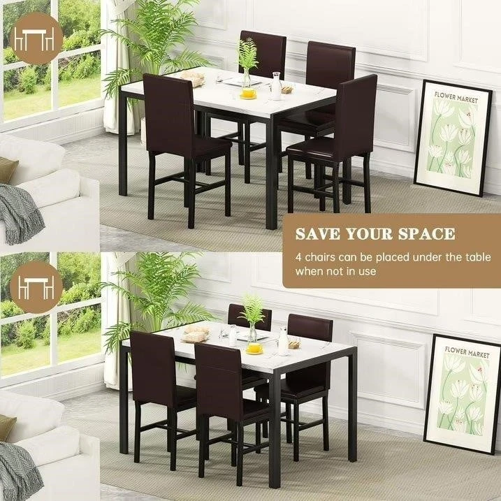 BN<> Dining Table and 4 Chair Set - photo 4