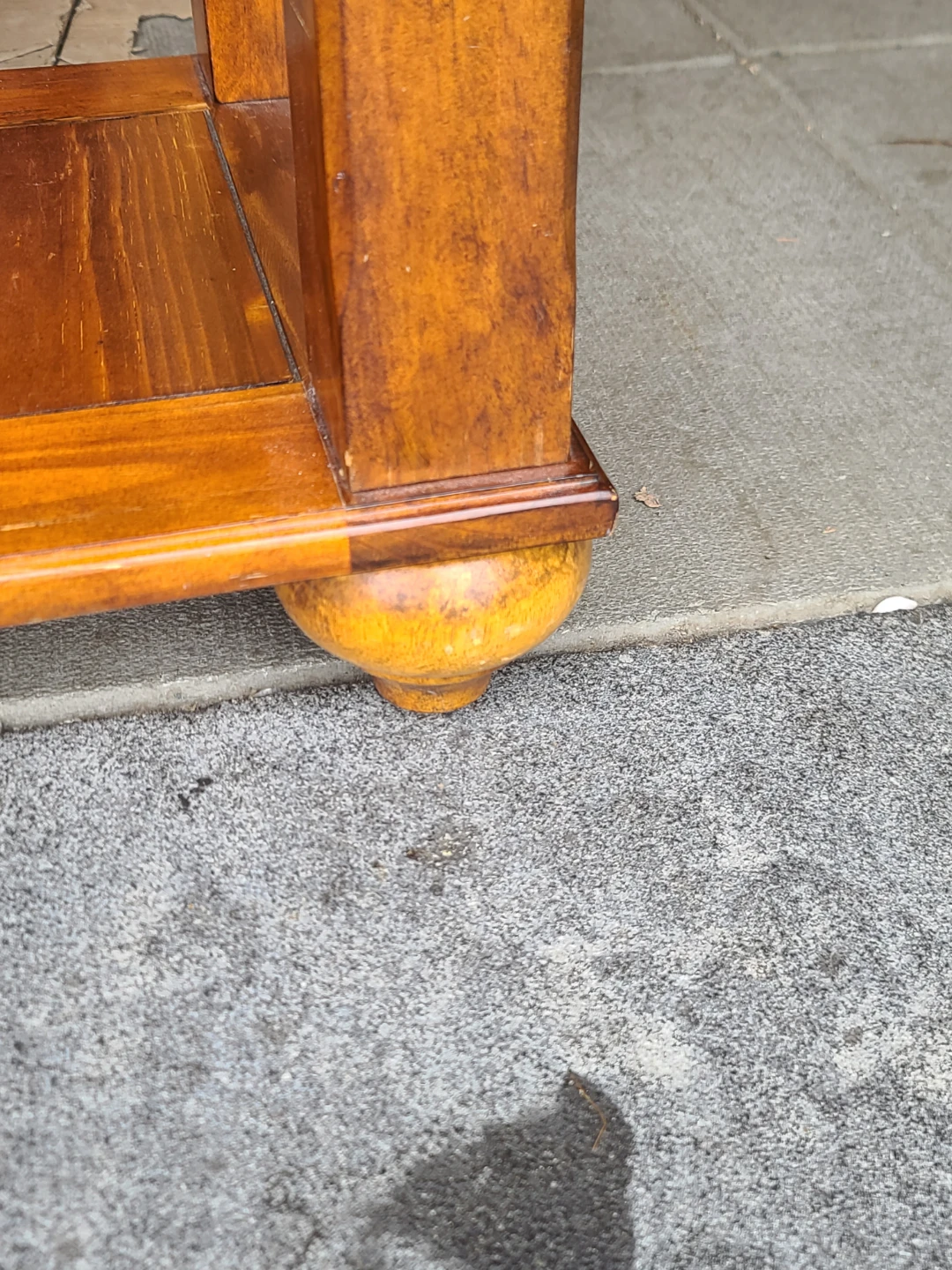 Wooden Console Table with Lower Shelf - photo 5