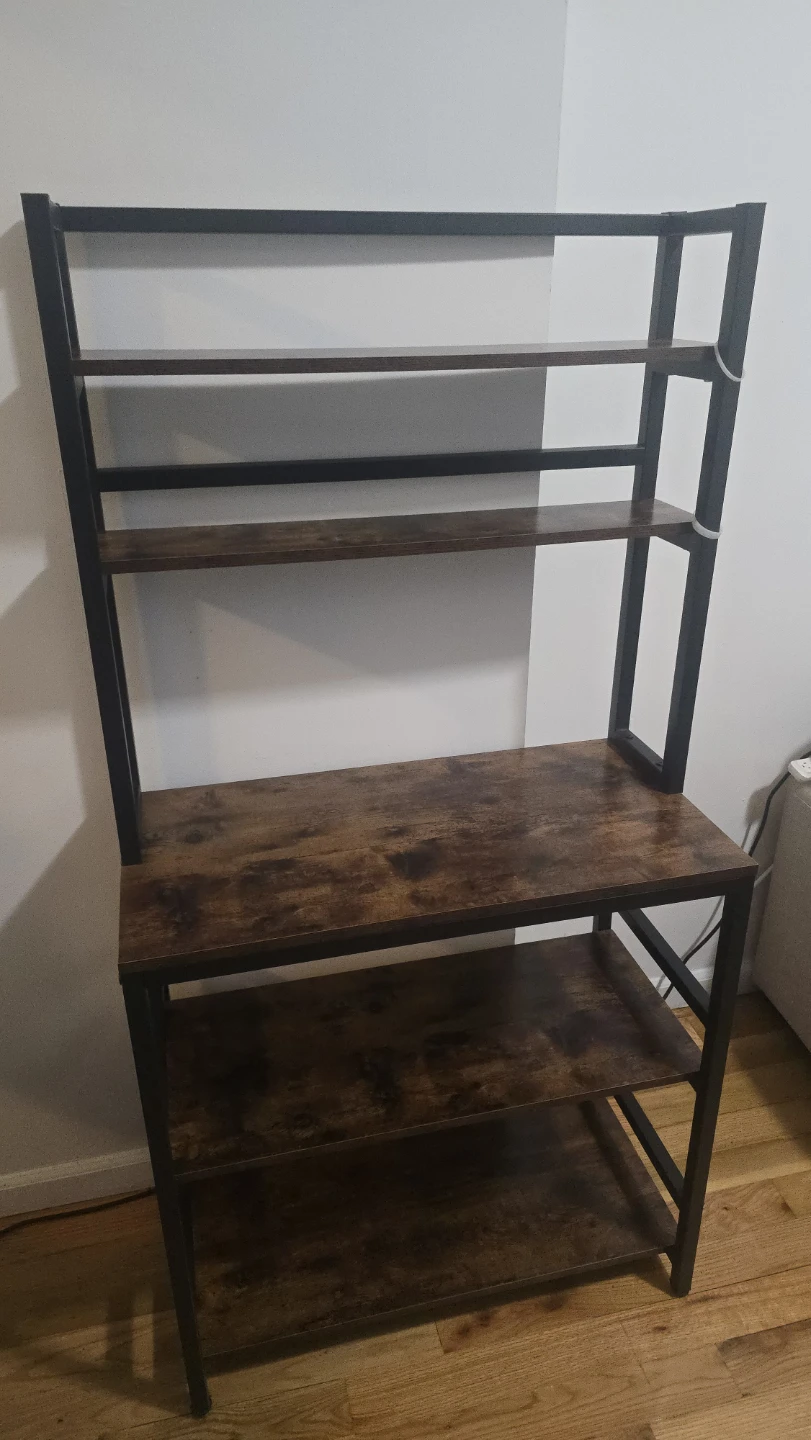 Industrial Style Baker's Rack with Shelves - photo 2