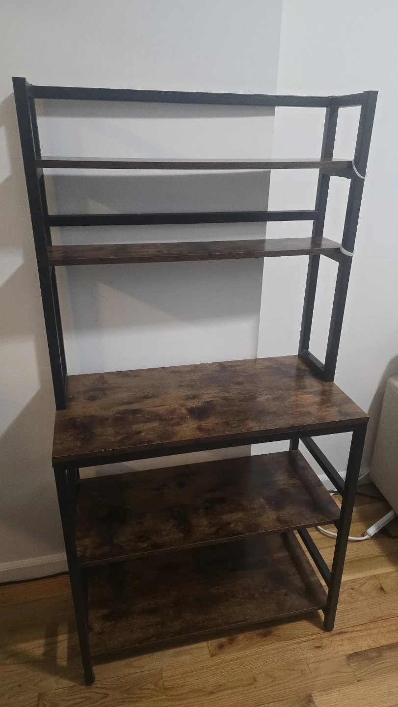 Industrial Style Baker's Rack with Shelves - photo 3
