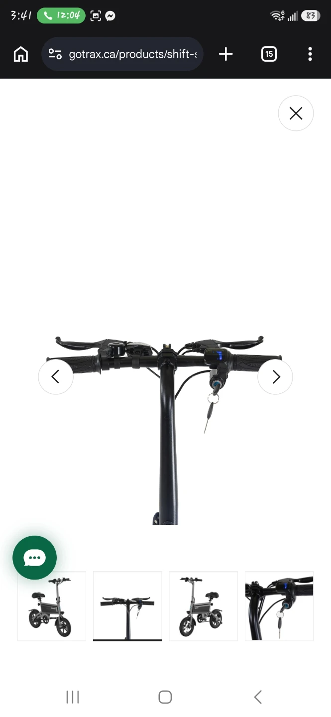 GOTRAX S2 / NANO Foldable Electric Bike 14"