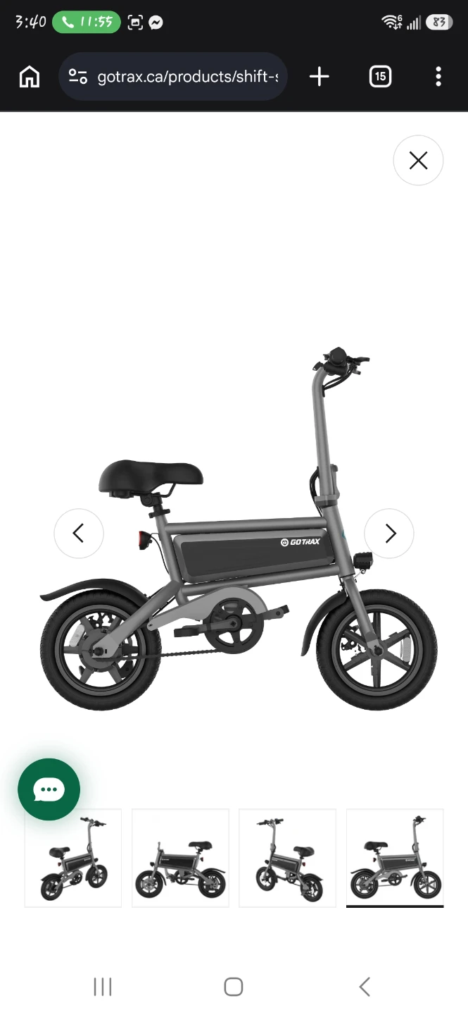 GOTRAX S2 / NANO Foldable Electric Bike 14" - photo 4