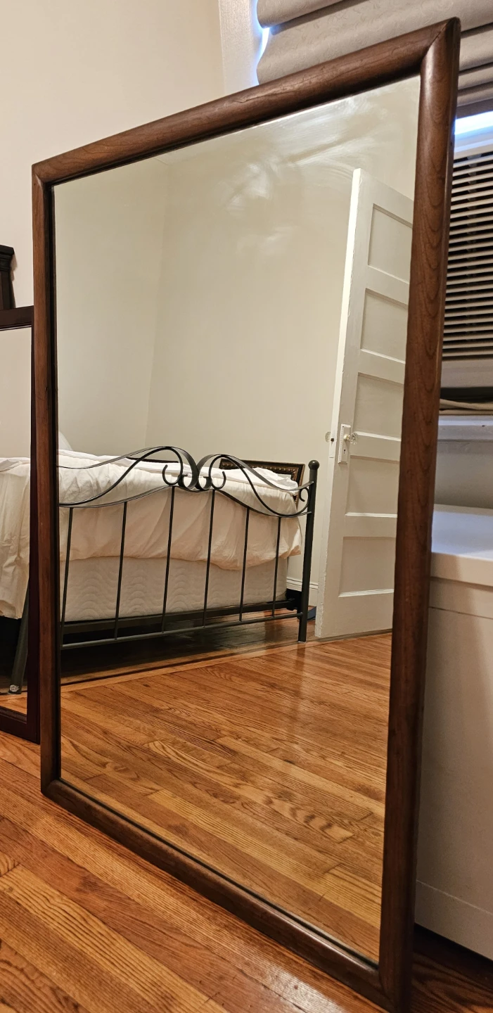 Huge vertical vintage mirror - photo 3