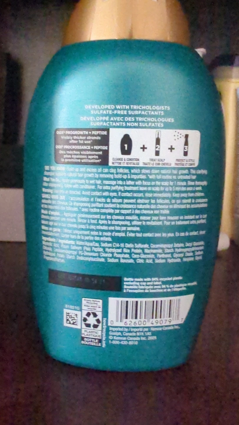 OGX ProGrowth + Peptide Shampoo - photo 2
