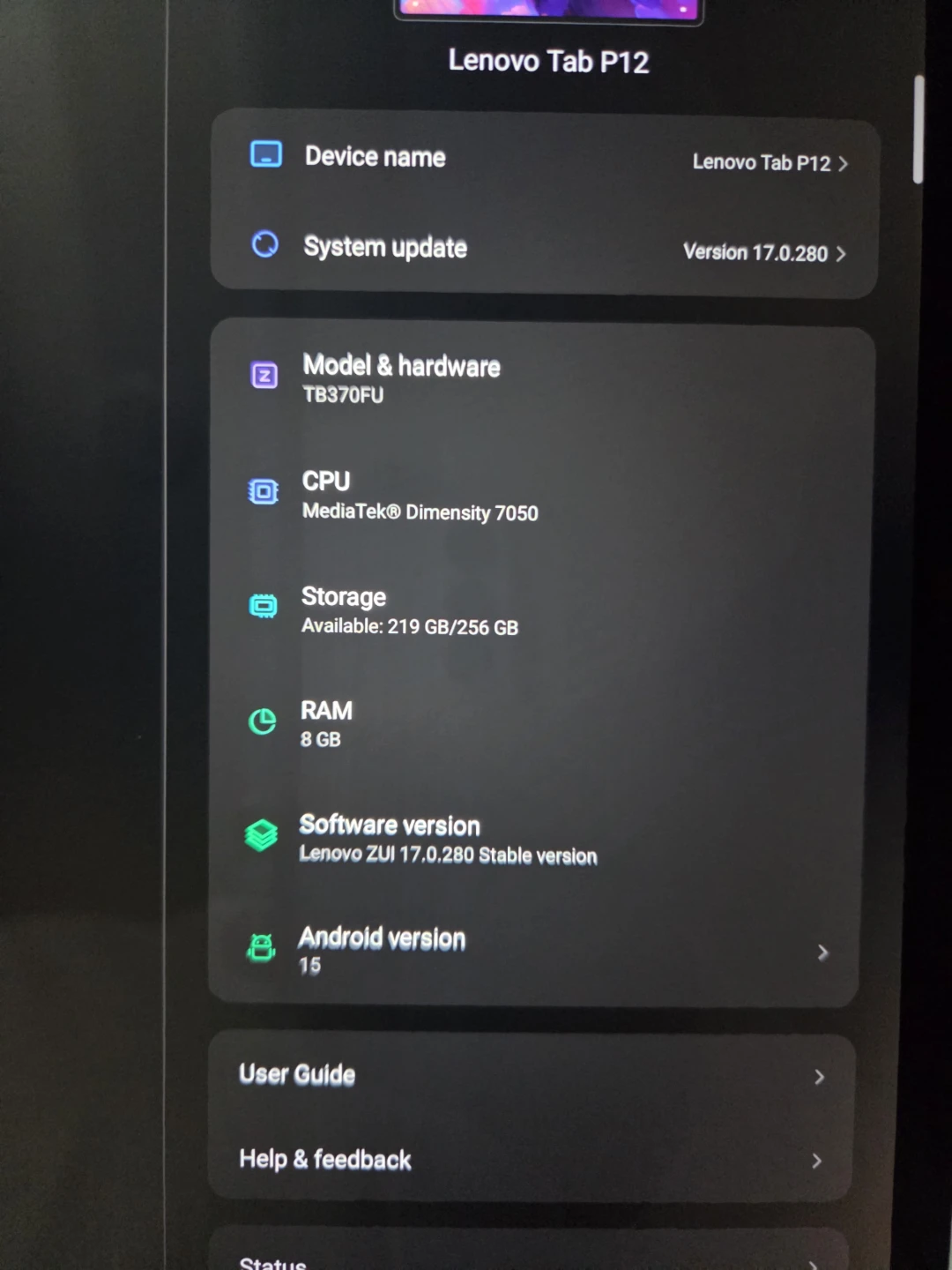 Lenovo Tab P12 with Tab Pen Plus Tablet - photo 3