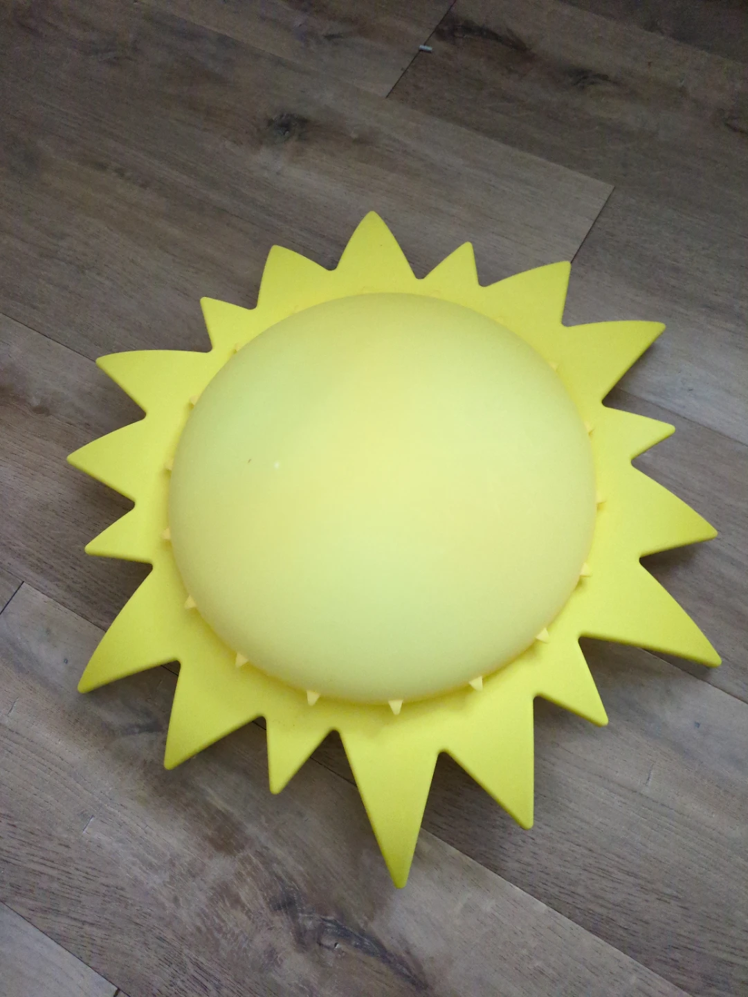 Yellow Sun Ceiling Light Fixture