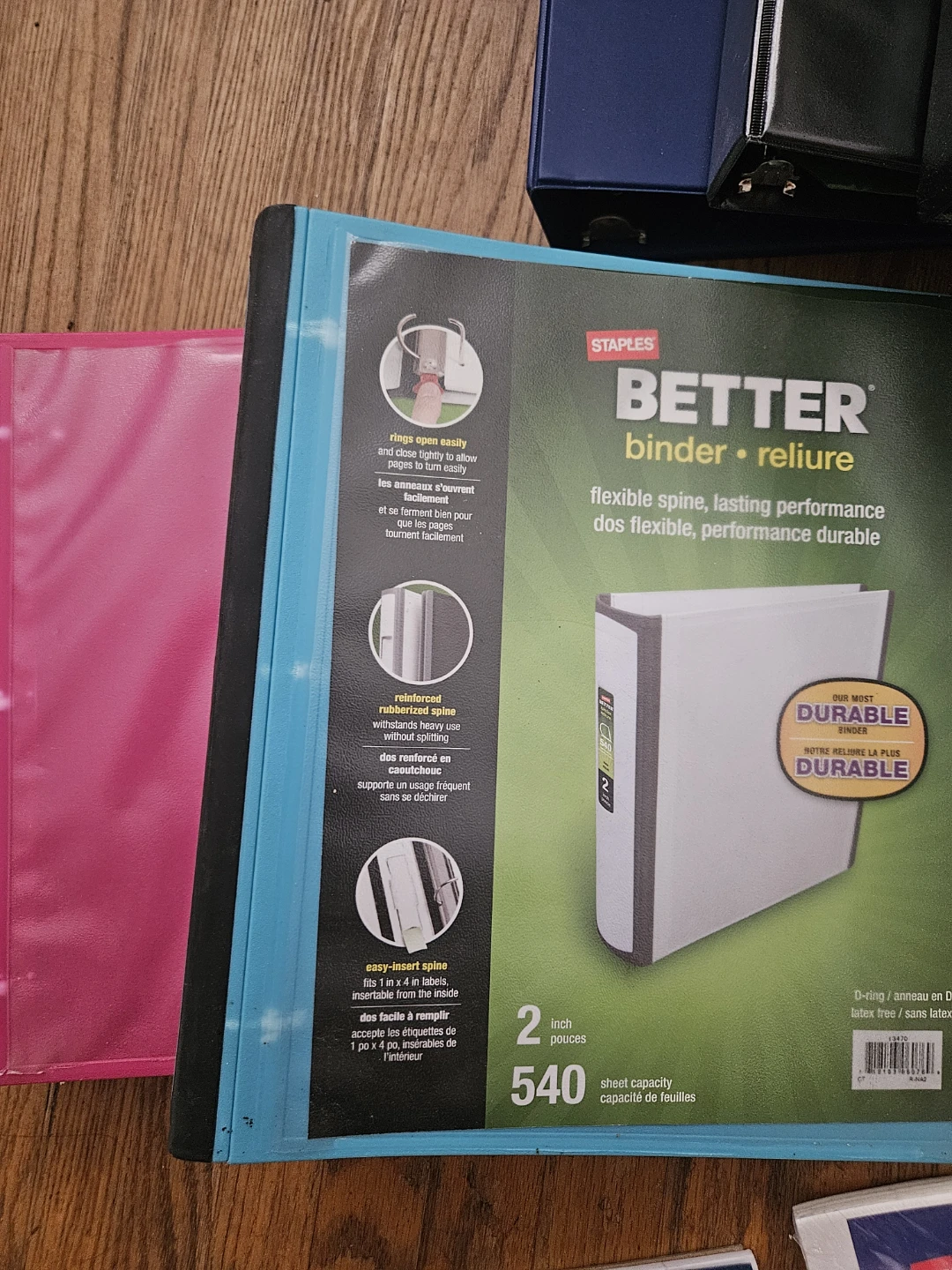 Assorted Binders and Lined Paper