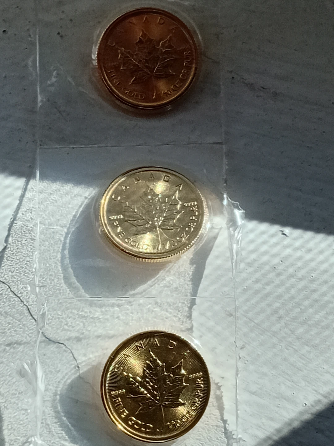 2026 .9999 canadian maple leaf 1oz gold and 1/10oz gold coins - photo 3