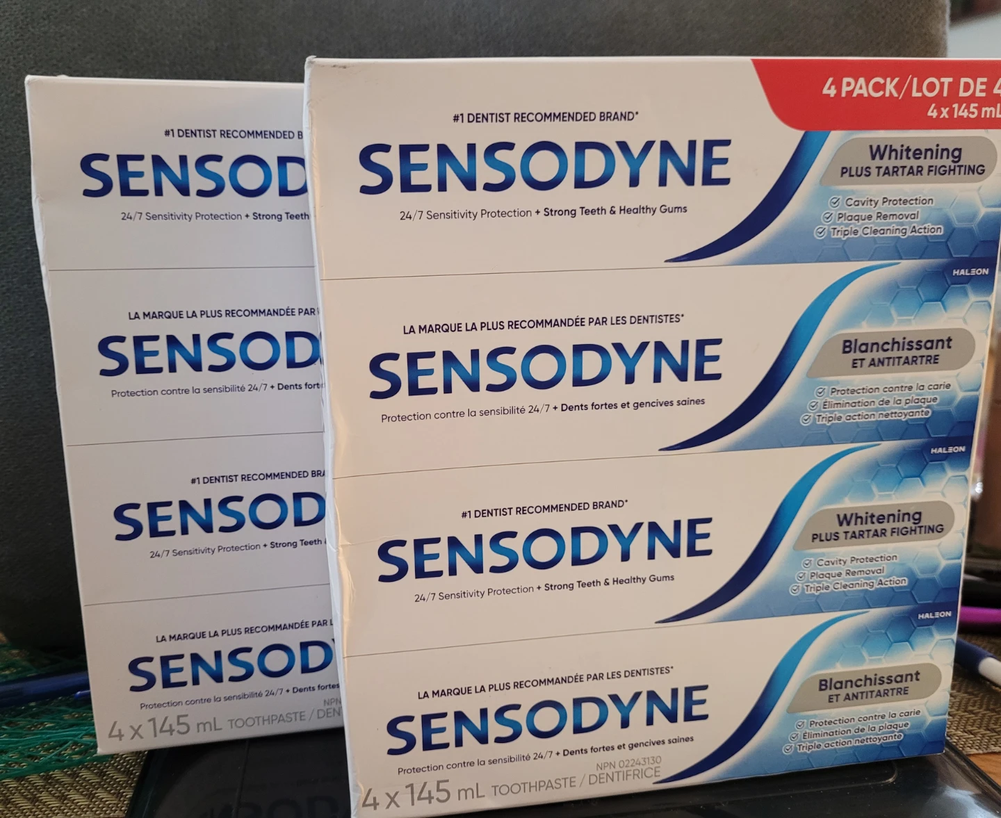 Sensodyne Whitening Toothpaste 4 x 145mL