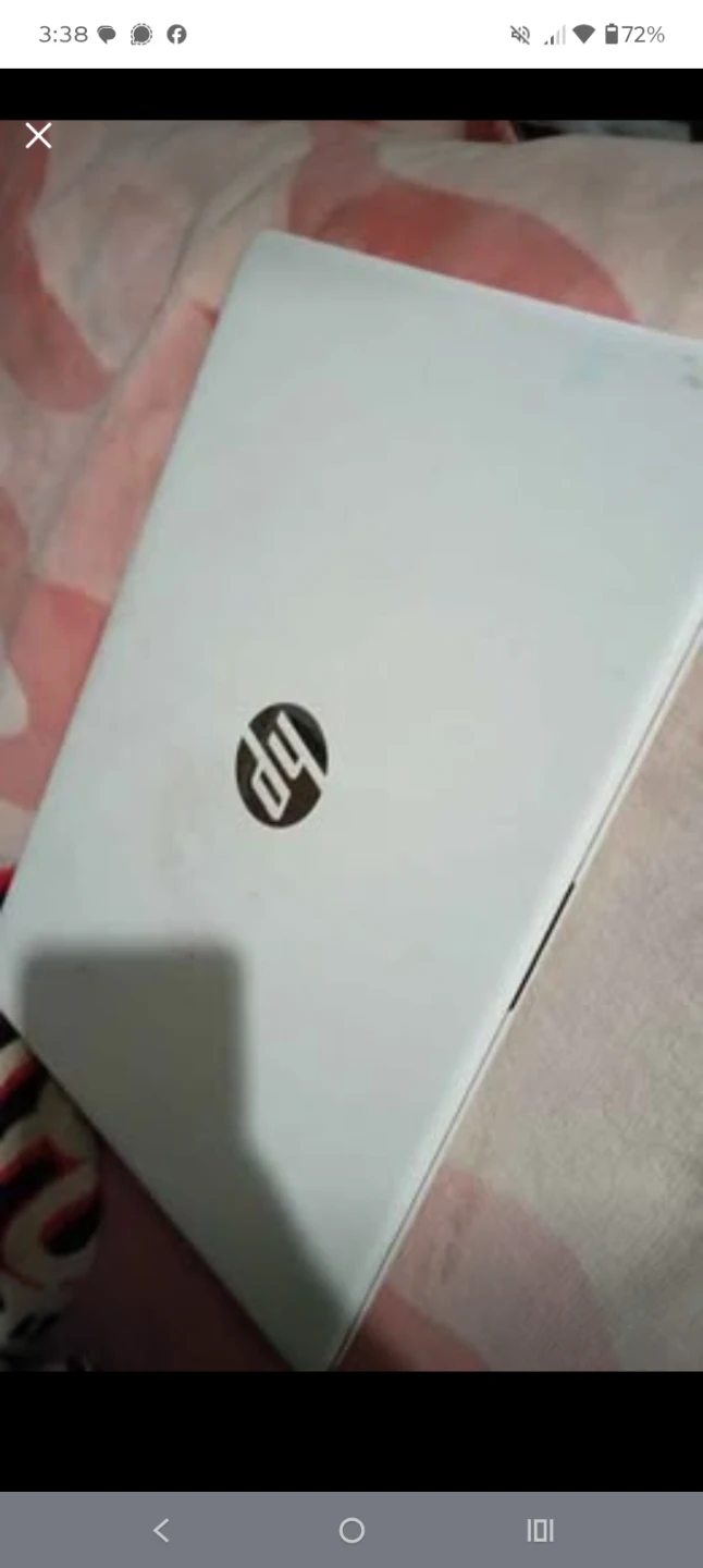 White HP Laptop