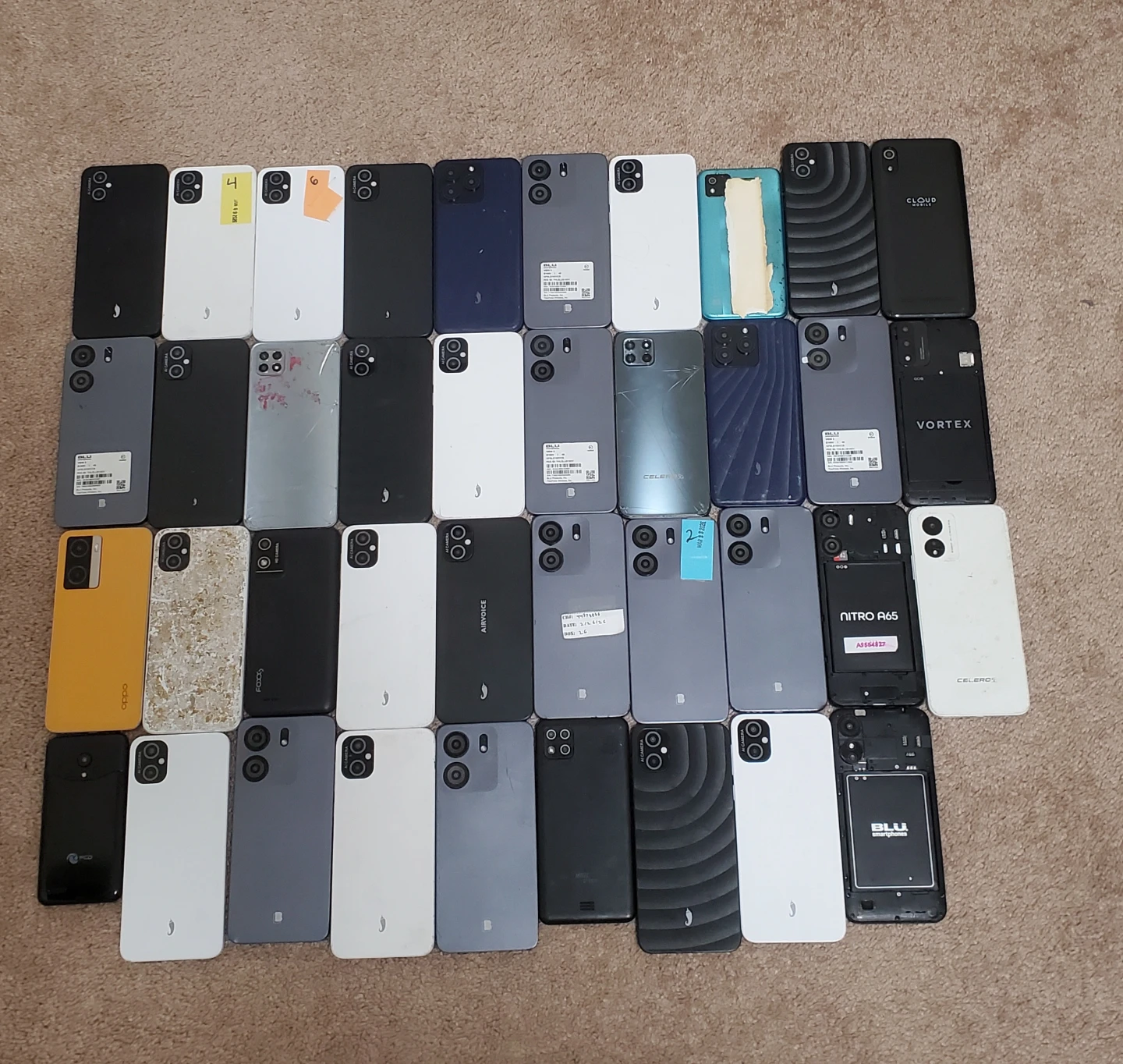 39 Untested Smartphones – Parts/Repair – Mixed Brands – AS-IS