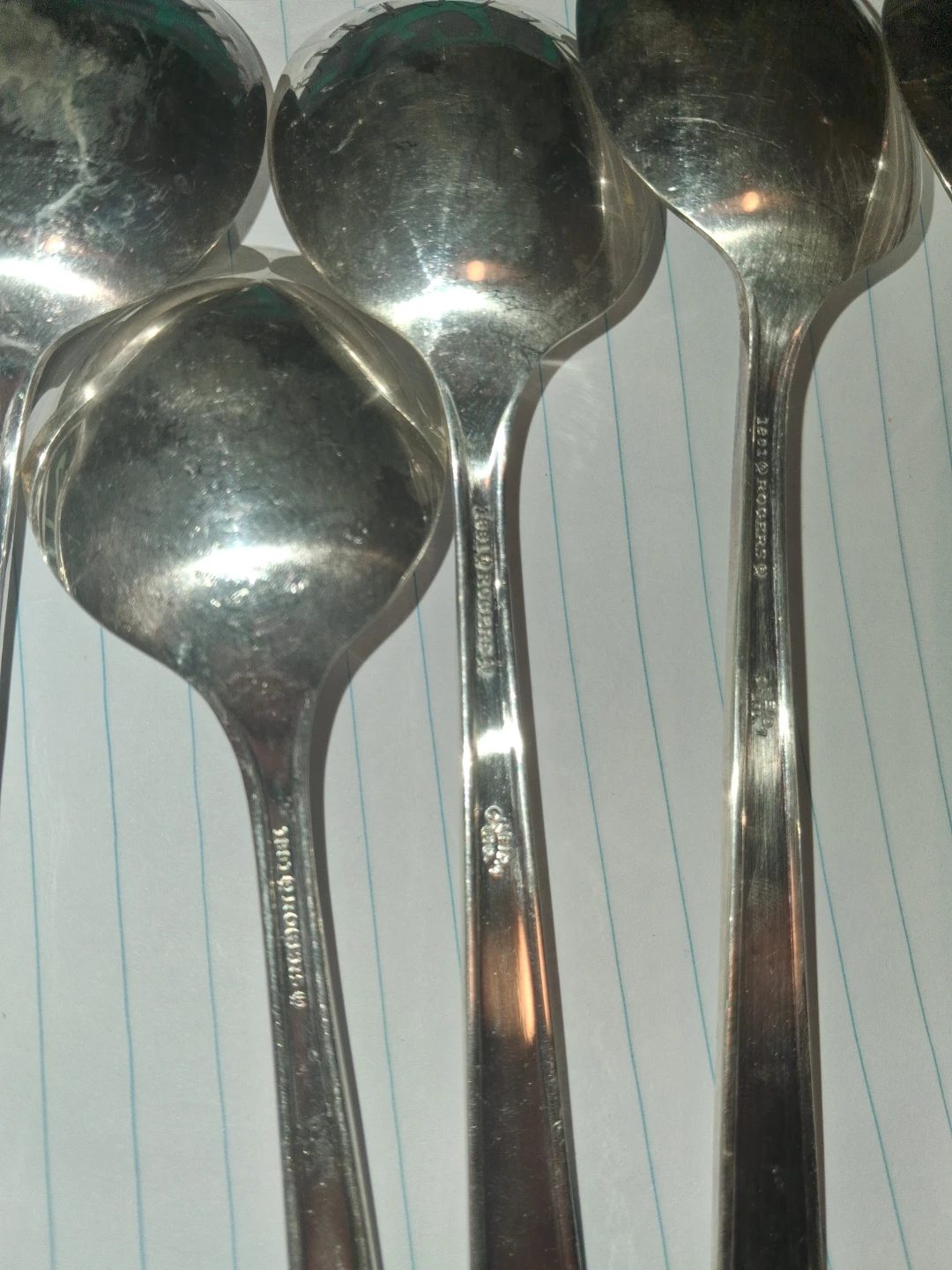 Oneida Community Plate Silver Serving Spoons - photo 4