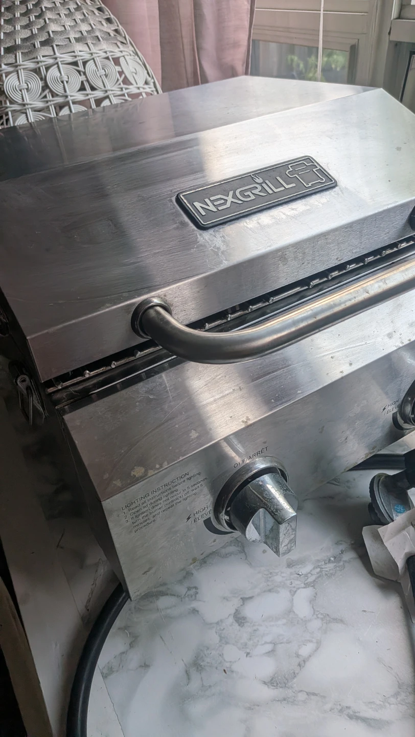 Nexgrill Propane tabletop BBQ Grill w tank - photo 5
