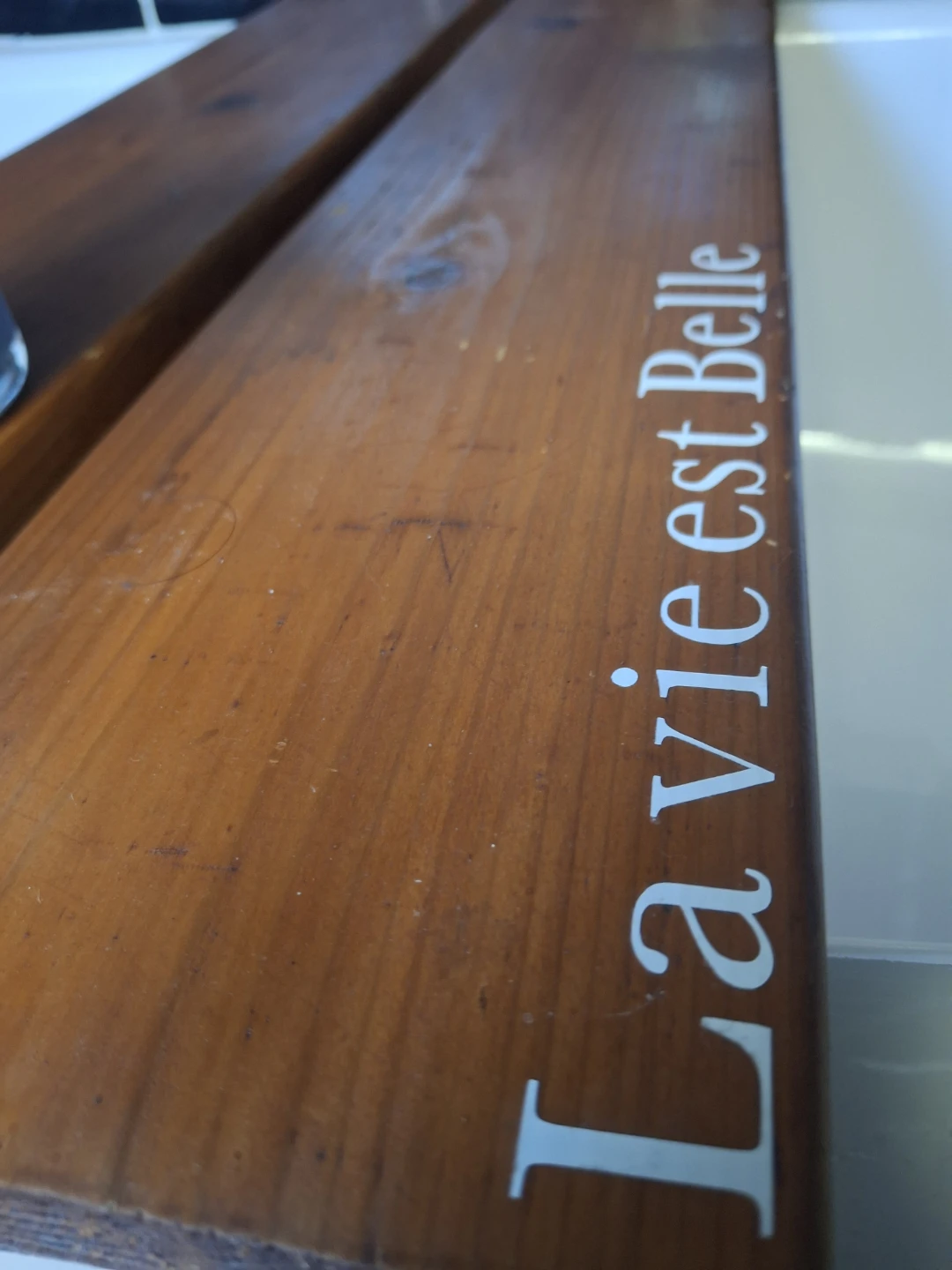 Wooden Bathtub Tray solid wood - photo 3