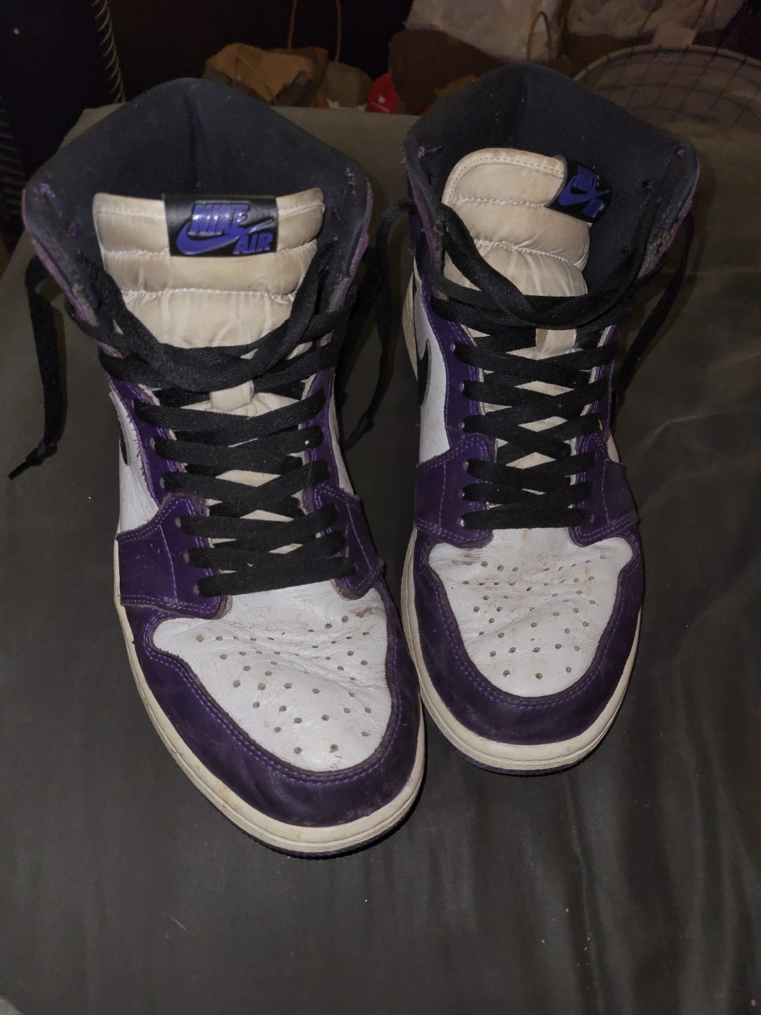 Air Jordan 1 High Sneakers - Purple White