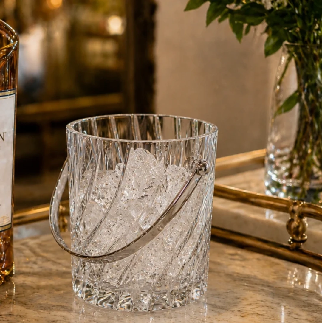 Vintage Mikasa Crystal Ice Bucket