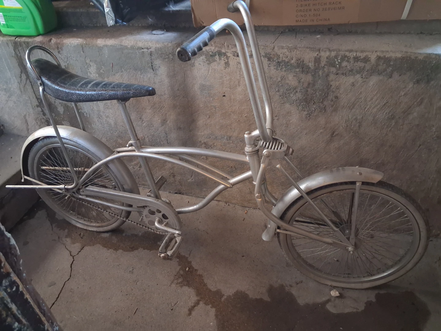 Silver Retro Bicycle