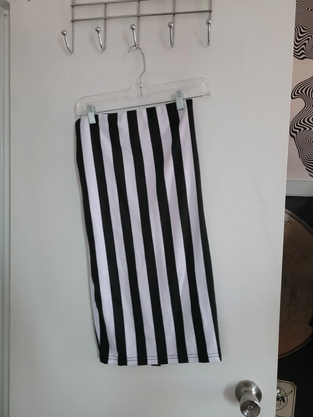 Black and White Striped Skirt - photo 2