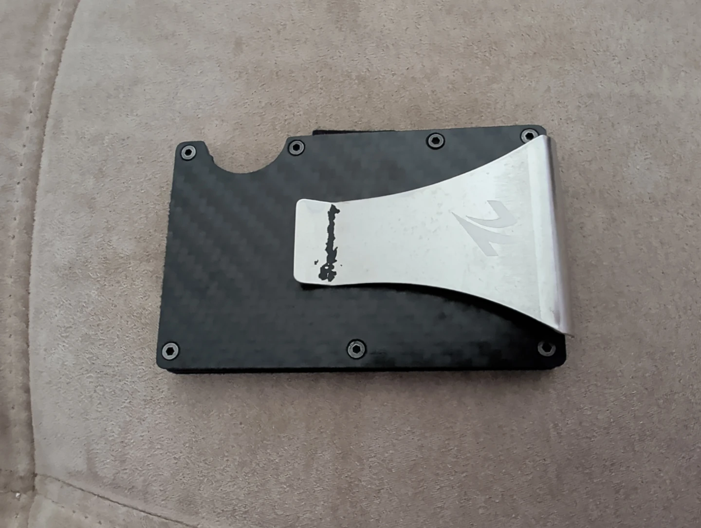 Carbon Fiber Wallet with Money Clip - photo 2