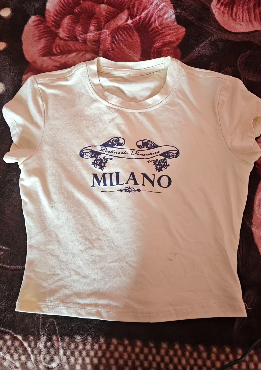 Cream MILANO Graphic T-Shirt
