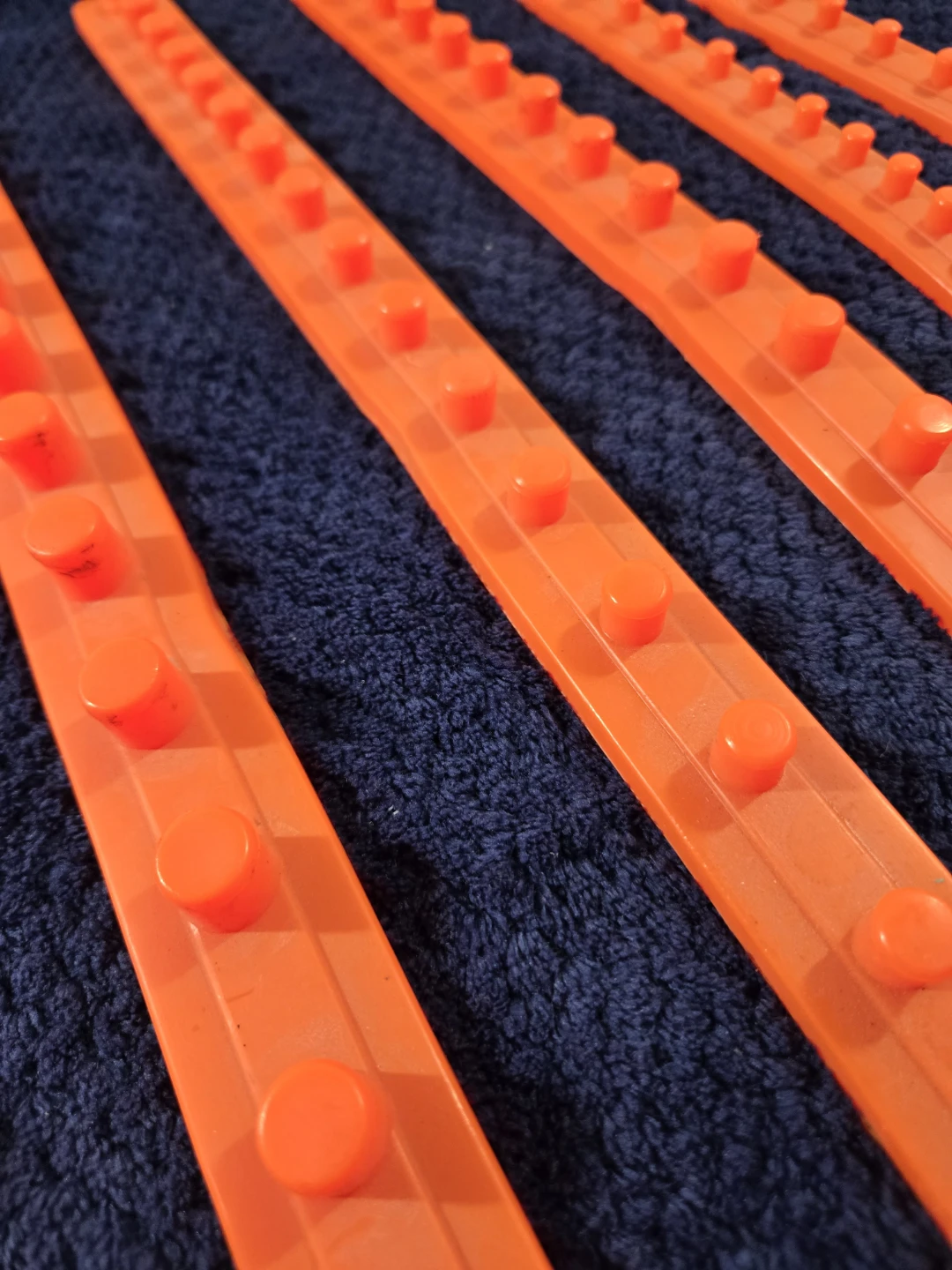 Orange Plastic Socket Organizer Rails (Set of 6) - photo 2