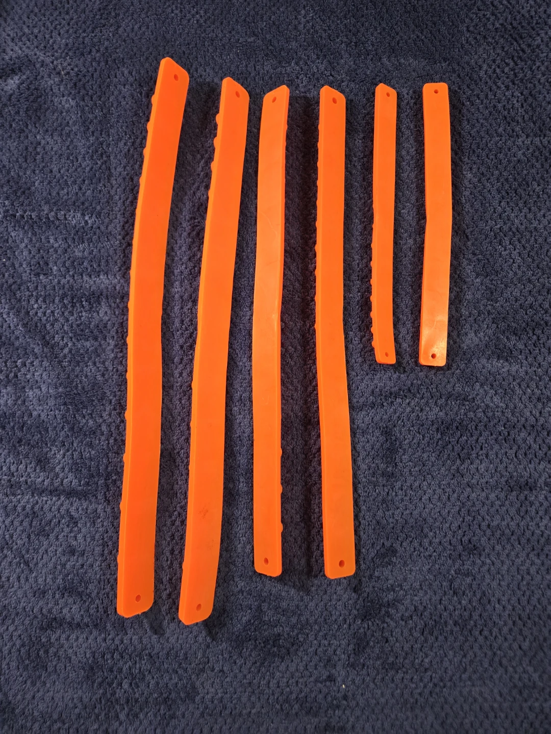 Orange Plastic Socket Organizer Rails (Set of 6) - photo 5
