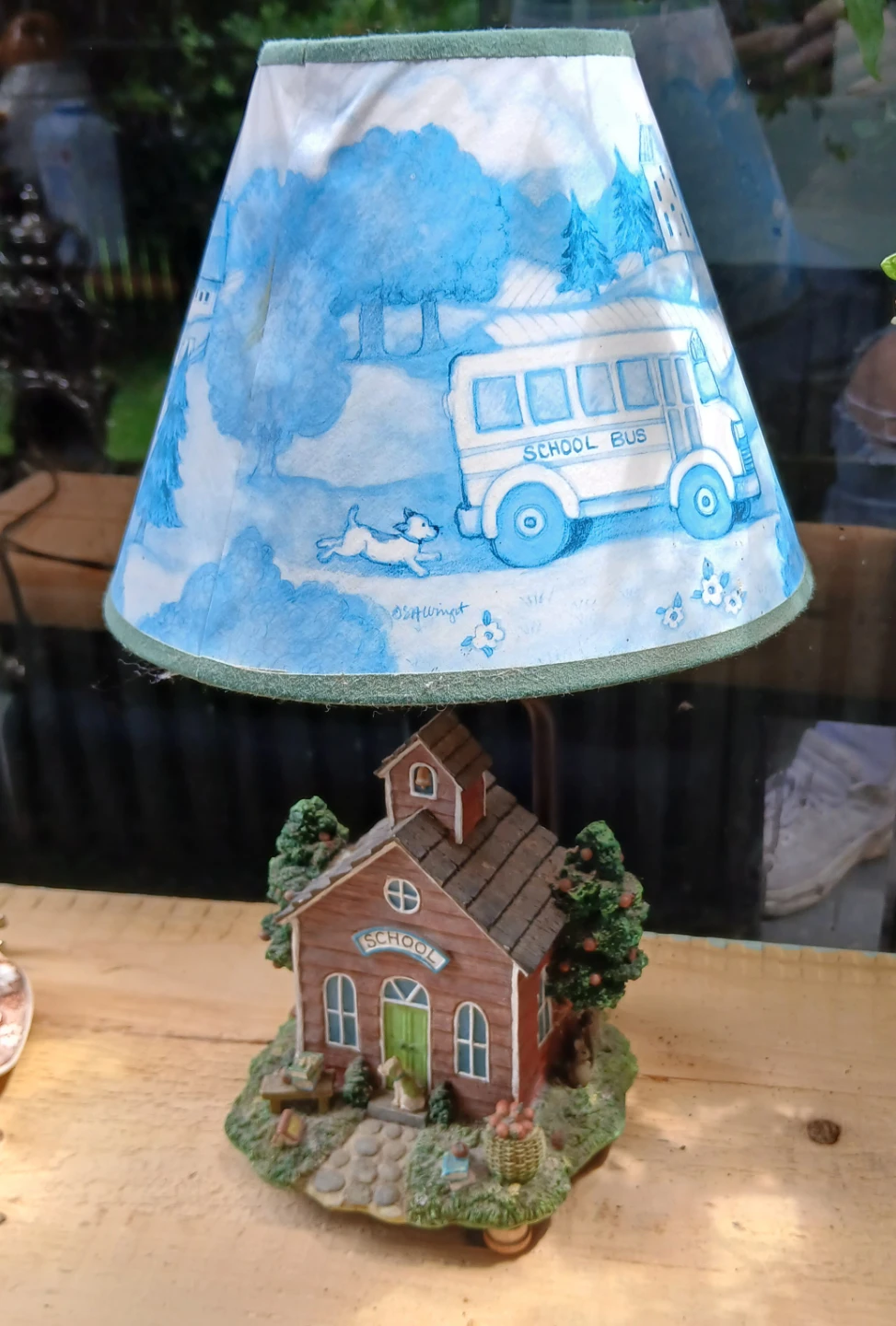 Susan Winget School House Lamp Accent Light